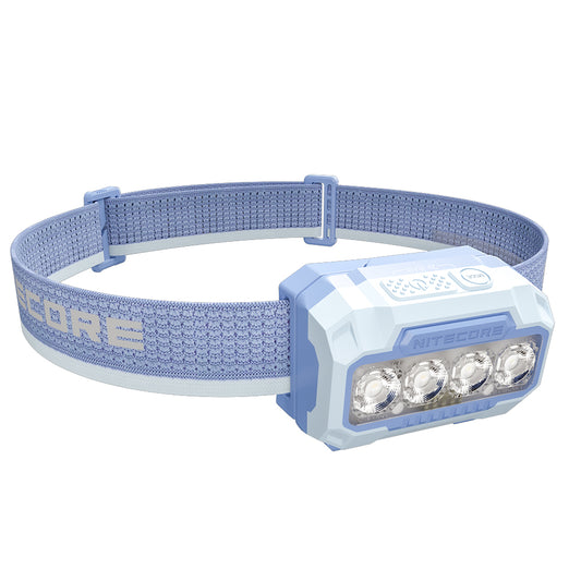 Nitecore 600 Lumen Usb Rechargeable Led Headlamp Torch Blue