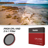 Haida Pro Ii C Pol + Variable Nd Filter 3 7 Stop 82 Mm