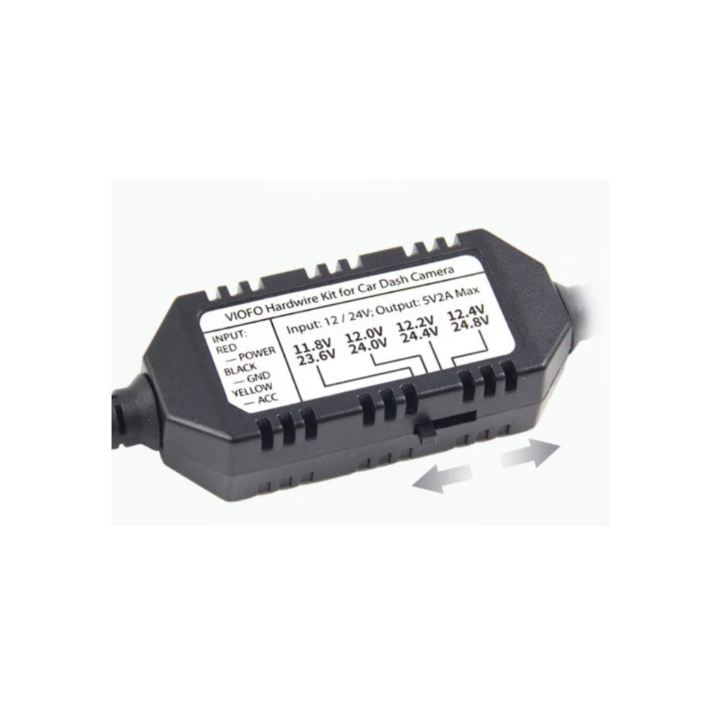Viofo 3 Wire Acc Hardwire Kit For A229 / A119 Mini / T130 2 Ch