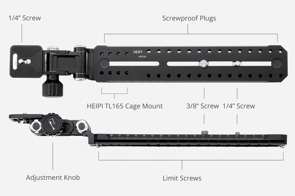 Heipi Vision Super Telephoto Lens Plate