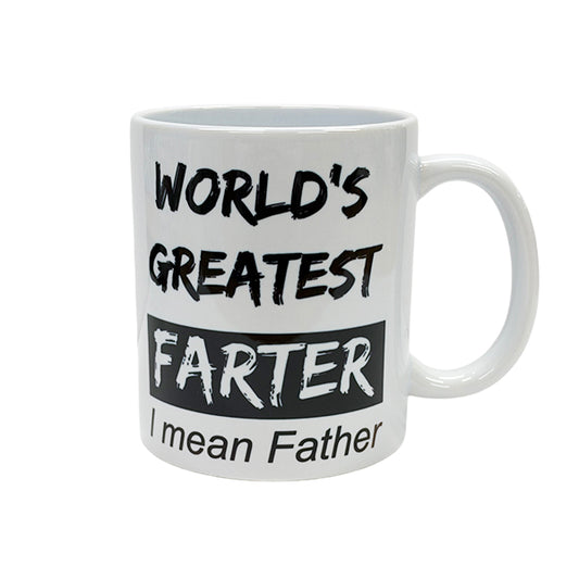 World’s Greatest Farter, I Mean Father - Novelty Mug