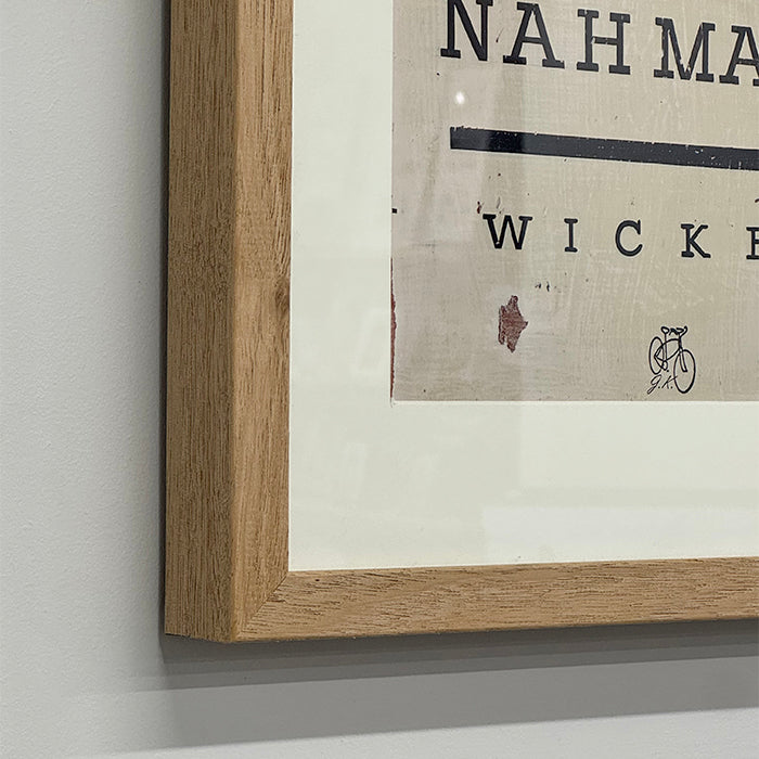 Wicked Eye Chart, Custom Framed Wall Art by Jason Kelly