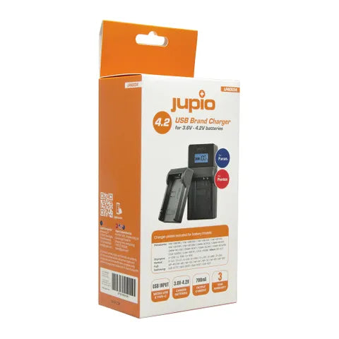 Jupio Panasonic Brand 3.7 V 4.2 V Usb Charger
