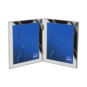 Kenro Symphony Elegant Photo Frame Double 5x7" silver
