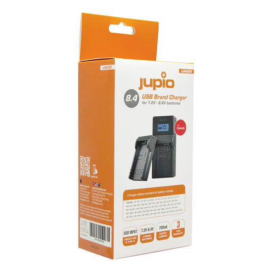 Jupio Canon Brand 7.4 V 8.4 V Usb Charger