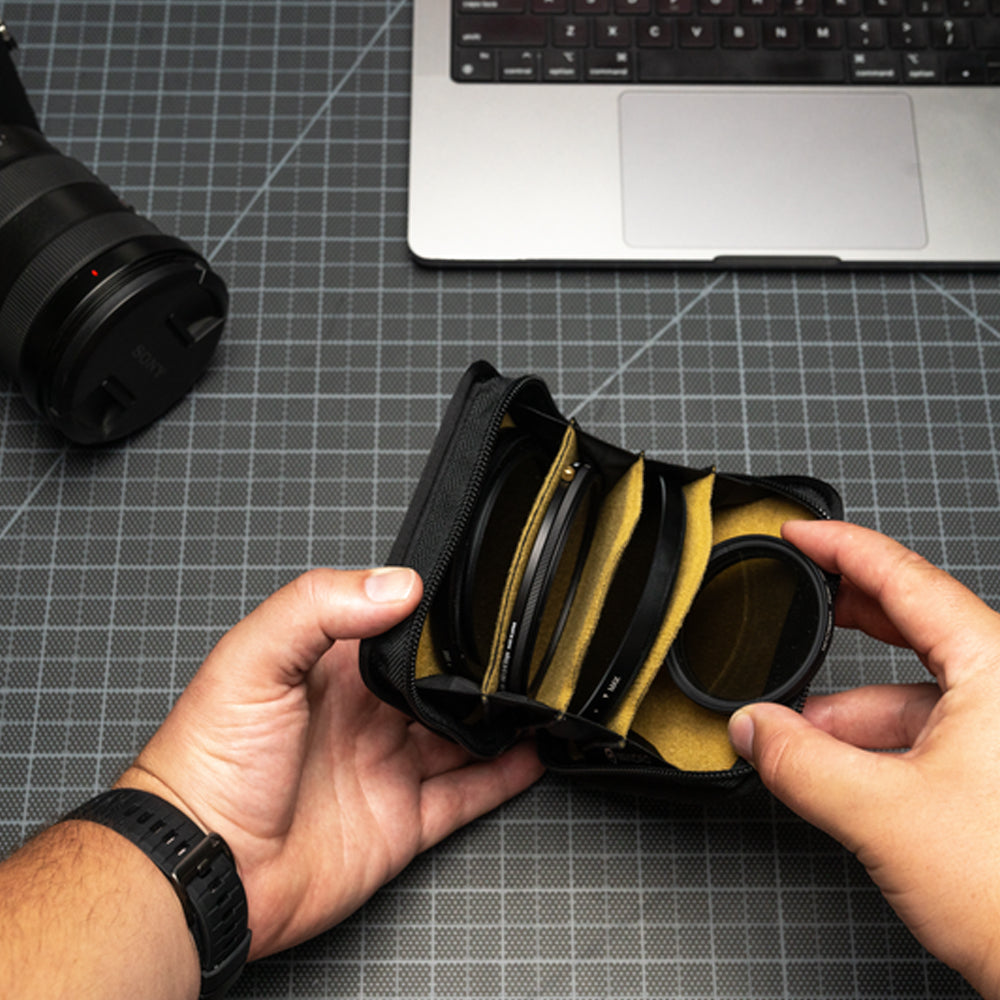 Wandrd Lens Filter Case Dallol Yellow