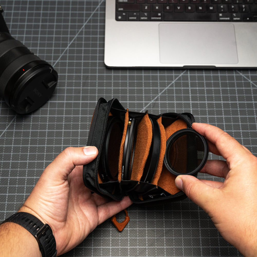 Wandrd Lens Filter Case Sedona Orange