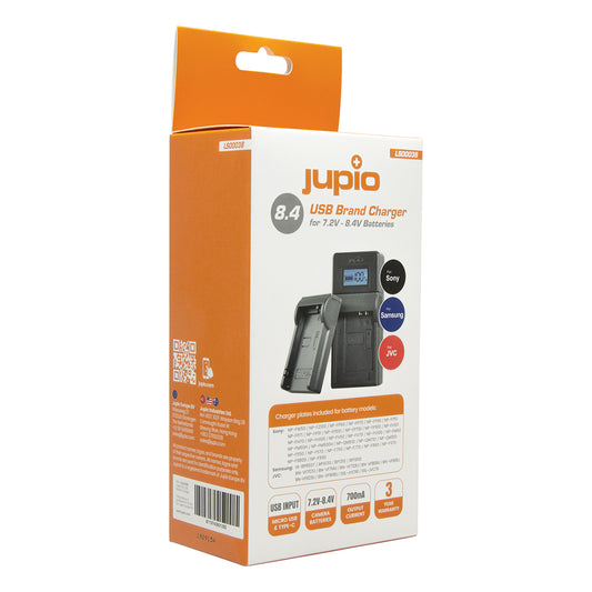 Jupio Sony Brand 7.4 V 8.4 V Usb Charger