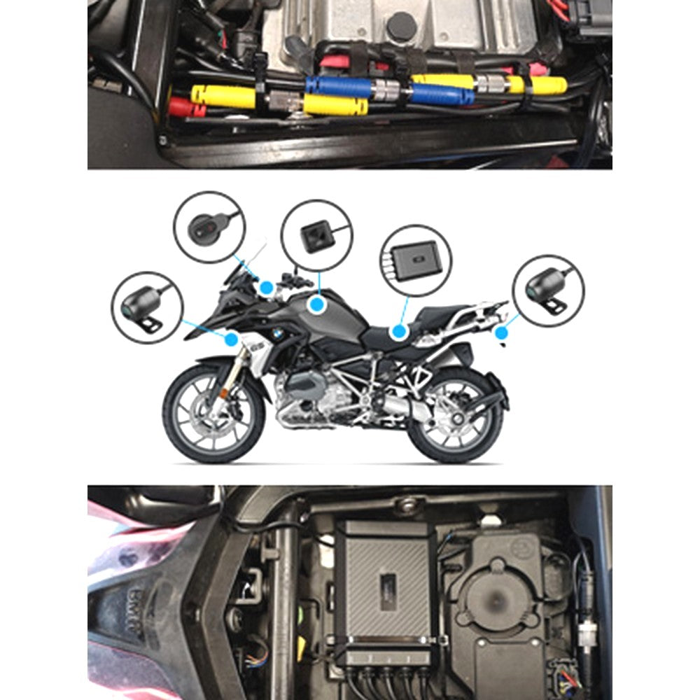 Viofo 1080 P Motorcycle Dashcam Dual Channel F/R Wifi + Gps