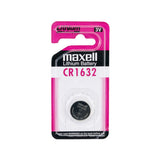Maxell Lithium Battery Cr1632 3 V Coin Cell 5 Pack