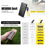 Nitecore 10,000 Mah Power Bank Gen4 Ultra Lightweight Carbon Fiber Energy Brick