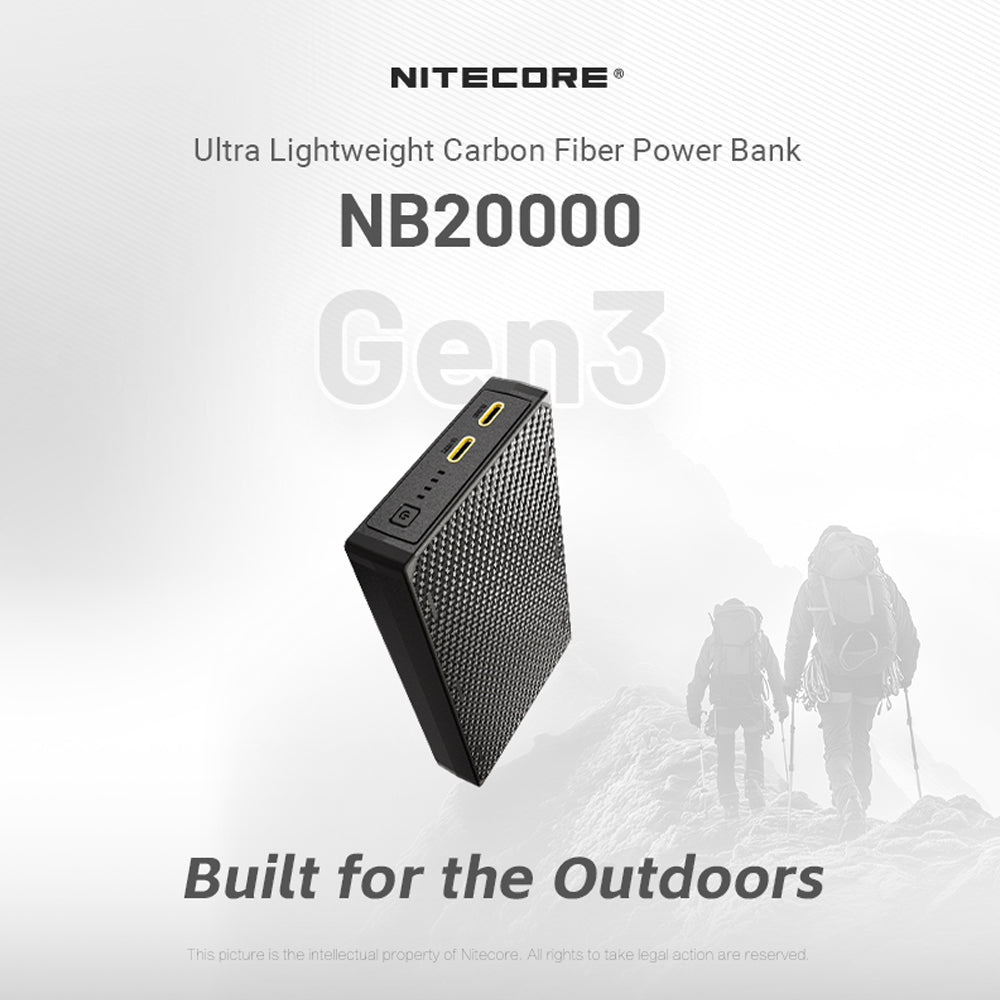 Nitecore 20000 Mah (Gen 3) Power Bank Water Resistant