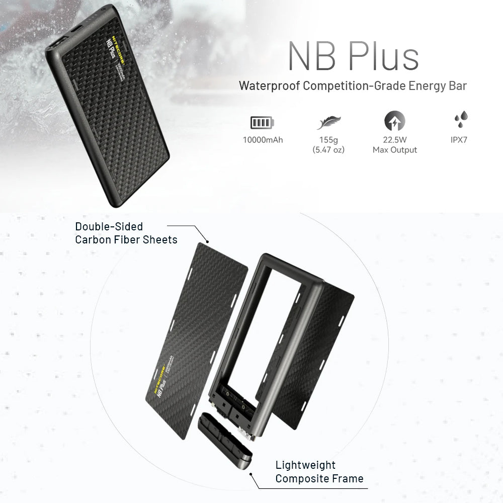 Nitecore 10,000 Mah Power Bank Competition Grade Ipx7