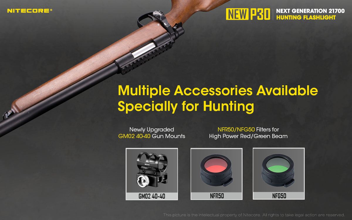 Nitecore New P30 Long Throw Torch Nl2150 R Battery Included
