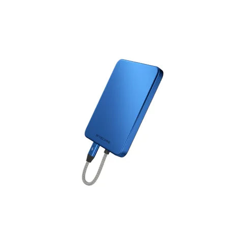 Nitecore 5,000 Mah Magnetic Ultra Thin Power Bank Built In Usb C Cobalt Blue