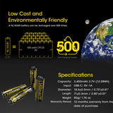 Nitecore 18650 Rechargeable Battery 3.7 V 3400 Mah