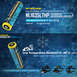 Nitecore 18650 Rechargeable Battery Low Temp 3.6 V 8 A 3500 Mah