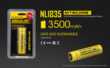 Nitecore Li Ion Rechargeable Battery 18650 (3.6 V 3500m Ah)