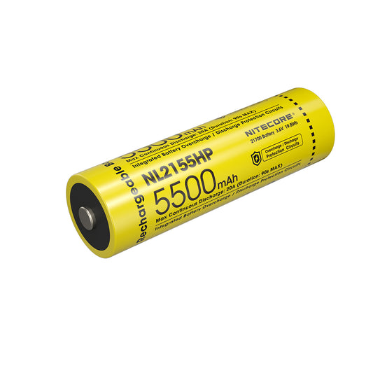 Nitecore 5500 Mah Rechargeable 21700 Li Ion Battery