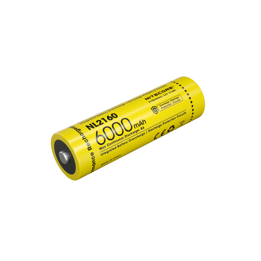Nitecore 6000 Mah Rechargeable 21700 Li Ion Battery