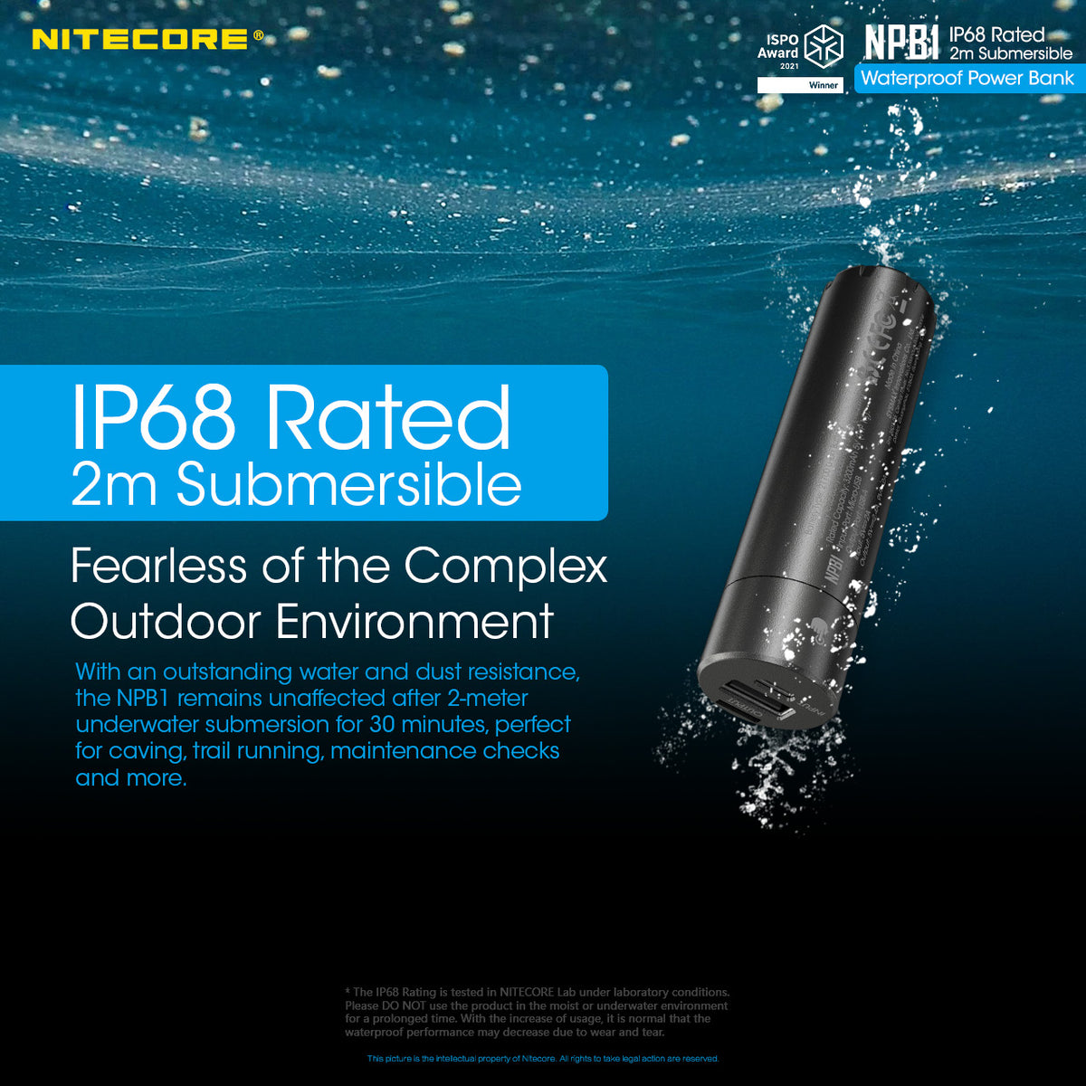 Nitecore 5000 Mah Power Bank Waterproof