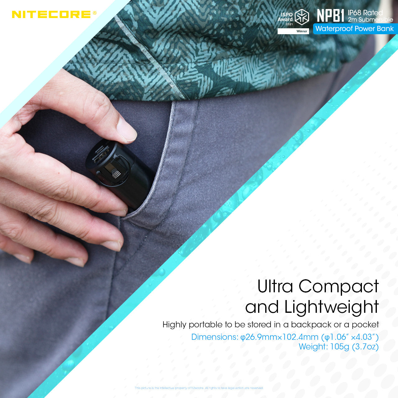 Nitecore 5000 Mah Power Bank Waterproof