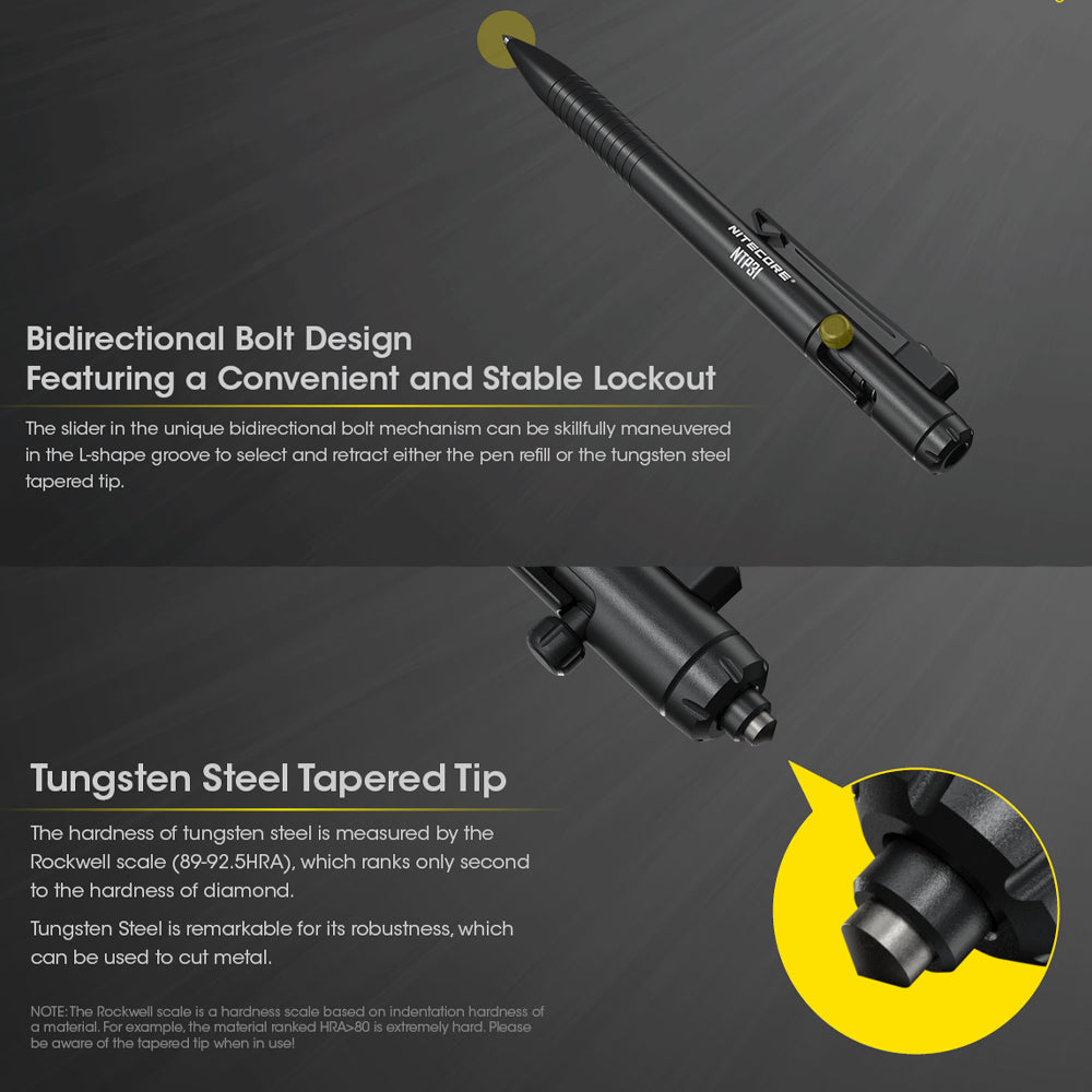 Nitecore Multifunctional Bolt Action Tactical Pen