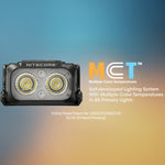 Nitecore Usb Rechargeable Multi Color Temperature Led Triple Output Headlamp