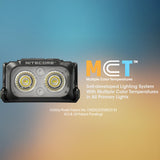 Nitecore Usb Rechargeable Multi Color Temperature Led Triple Output Headlamp