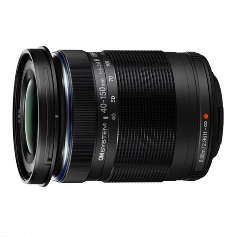 OM SYSTEM 40-150mm f4.0-5.6 R Micro Four Thirds Lens Black