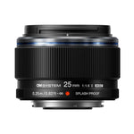 OM SYSTEM M.Zuiko 25mm F1.8 II Lens - Black
