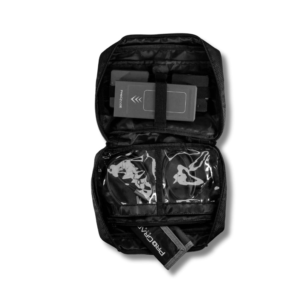 Prograde Digital Accessory Case For Card Readers, Ssd And Cables Soft Sided