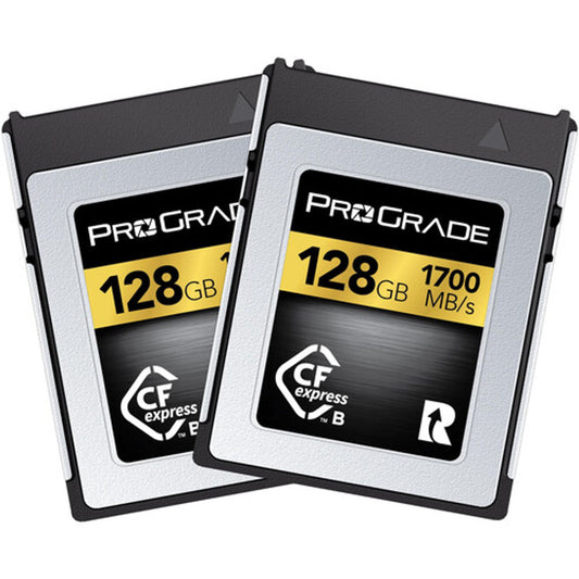 Prograde Digital Cfexpress 2.0 Type B Gold 128 Gb R1700 Mb/S W2600 Mb/S 2 Pk