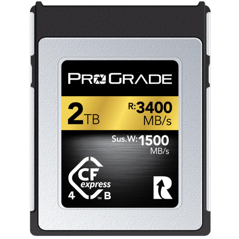 Prograde Digital Cfexpress 4.0 Type B Gold 2 Tb R3400 Mb/S W2400 Mb/S 2 Pk