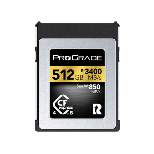 Prograde Digital Cfexpress 4.0 Type B Gold 512 Gb R3400 Mb/S W3000 Mb/S