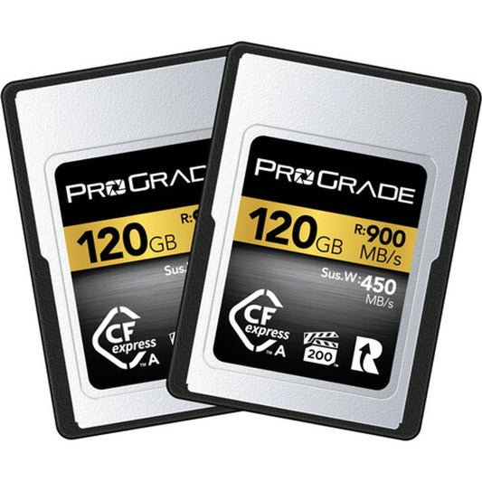 Prograde Digital Cfexpress Type A Gold 120 Gb R900 Mb/S W800 Mb/S 2 Pk