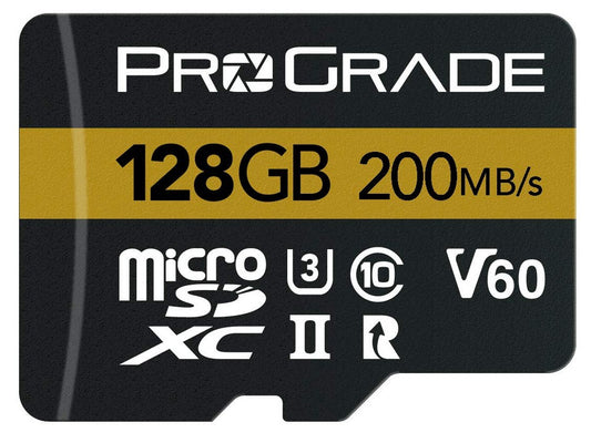 Prograde Digital Micro Sdxc Gold Uhs Ii 128 Gb R250 Mb/S W100 Mb/S V60