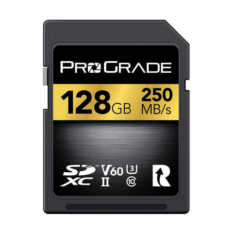 Prograde Digital Sdxc Gold Uhs Ii 128 Gb R250 Mb/S W120 Mb/S V60