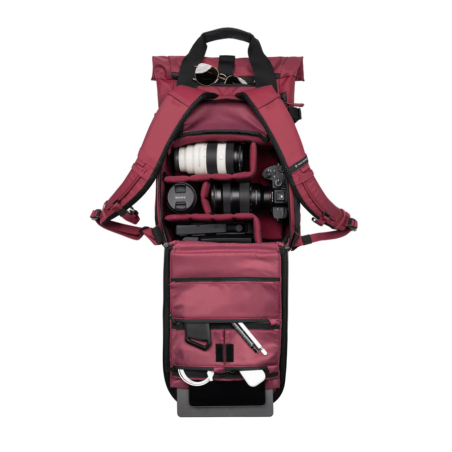 Wandrd Prvke 18 L Every Day Carry Camera Backpack Rhone Burgundy