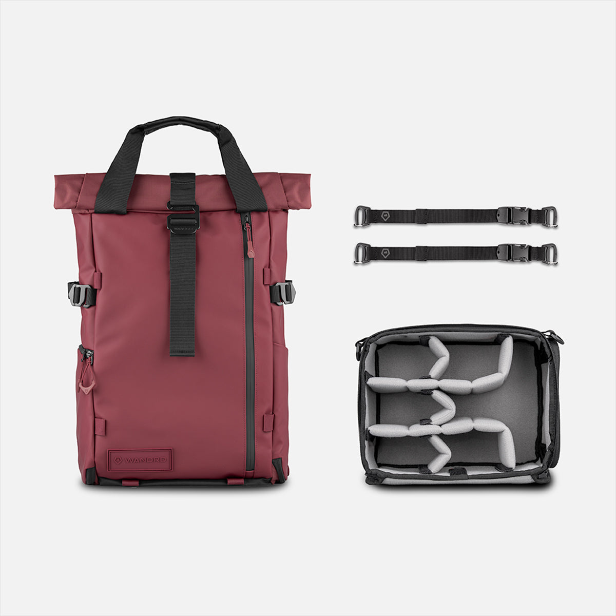 Wandrd Prvke V4 21 L Photo Bundle Camera Backpack Rhone Burgundy