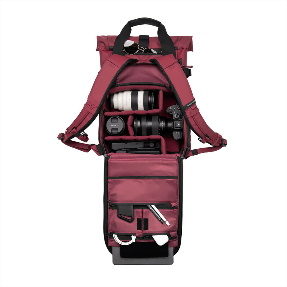 Wandrd Prvke 18 L Every Day Carry Camera Backpack Rhone Burgundy