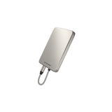 Nitecore 5,000 Mah Magnetic Ultra Thin Power Bank Built In Usb C Titanium Gray
