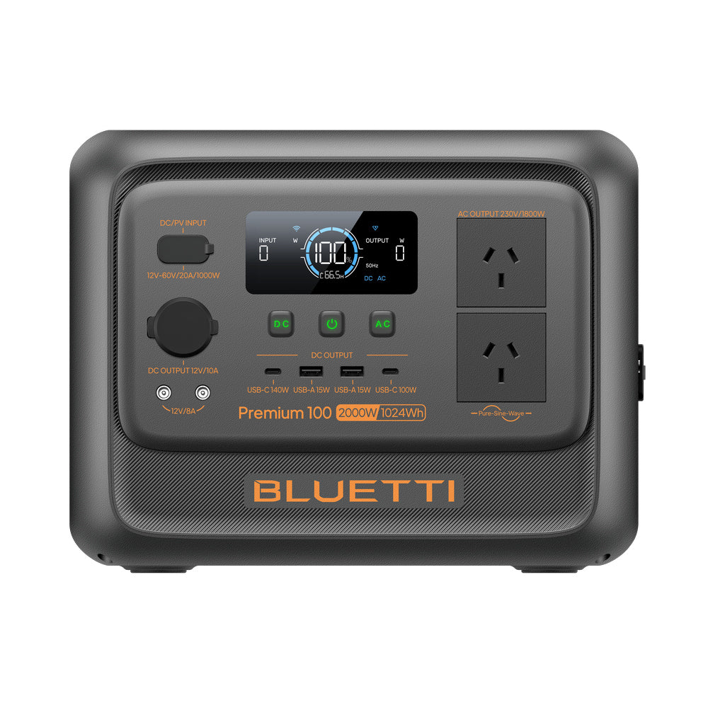 Bluetti Premium 100 V2 Power Station | 2000 W 1024 Wh