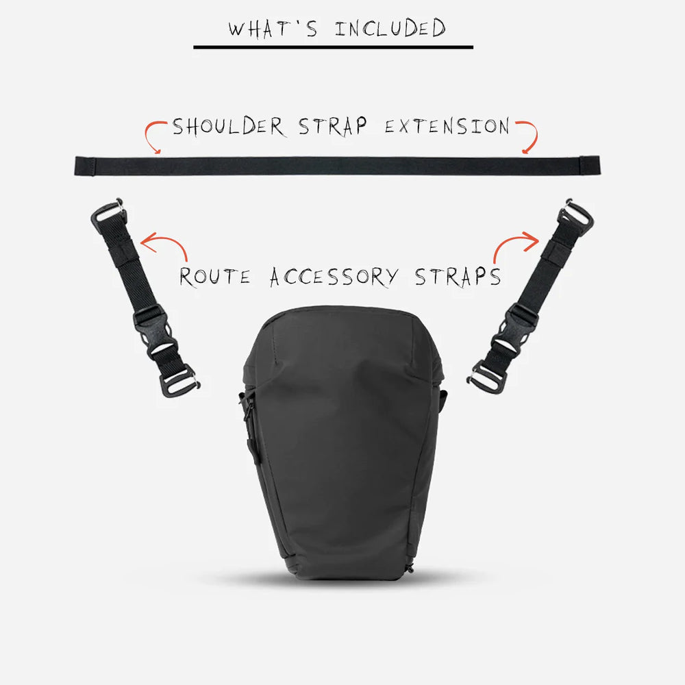Wandrd Route Chest Pack Snoot Bag Black