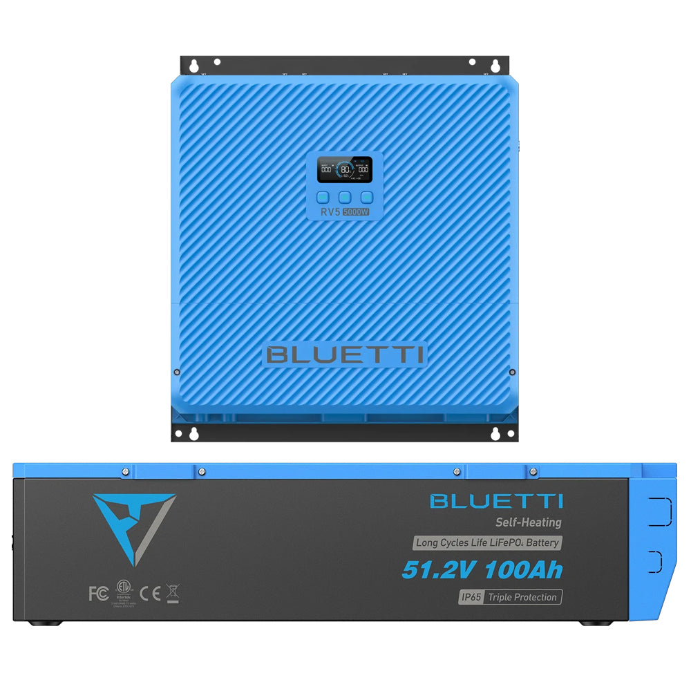 Bluetti Rv5 + B4810 Combo Incl. Cables