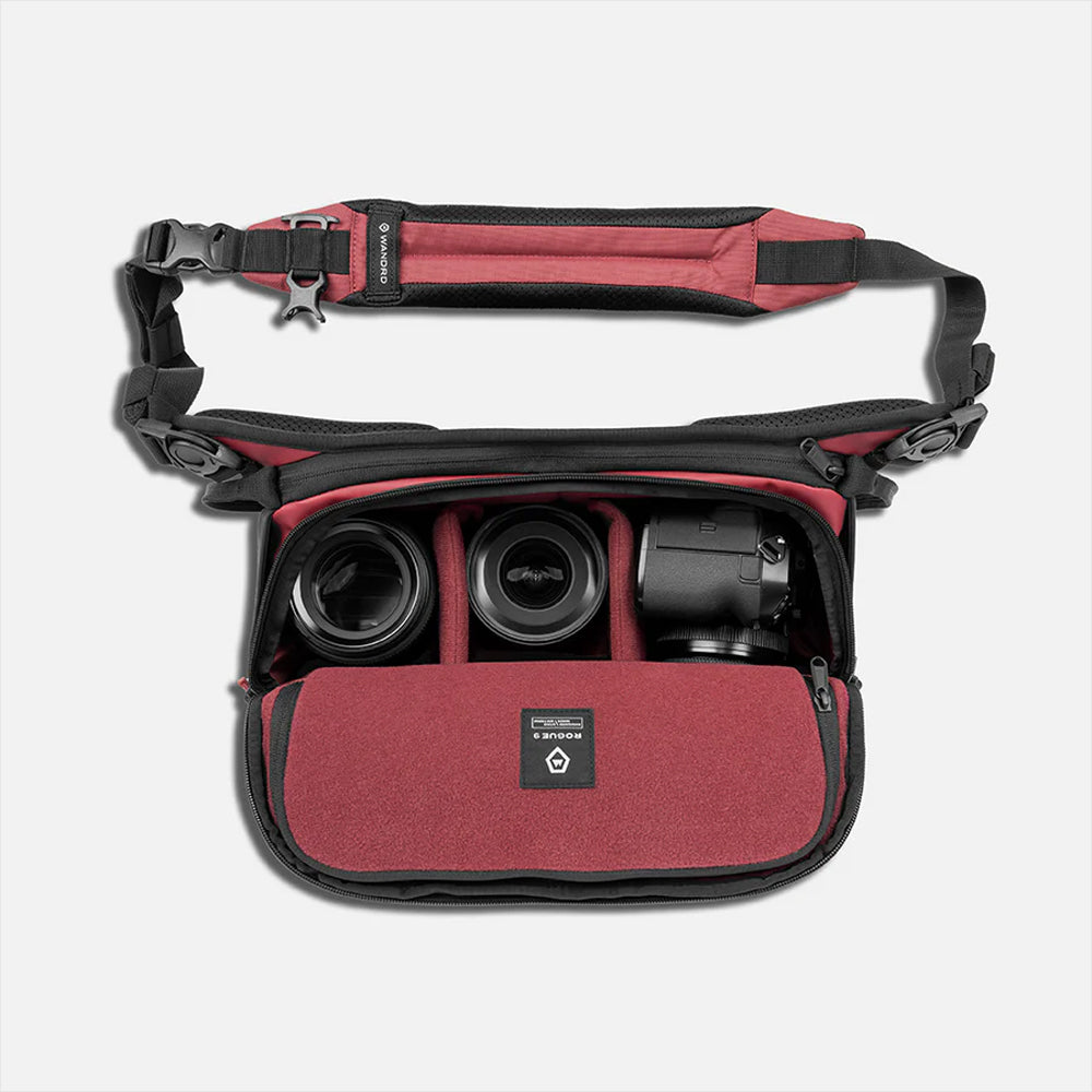 Wandrd Rogue V2 9 L Camera Sling Bag Rhone Burgundy