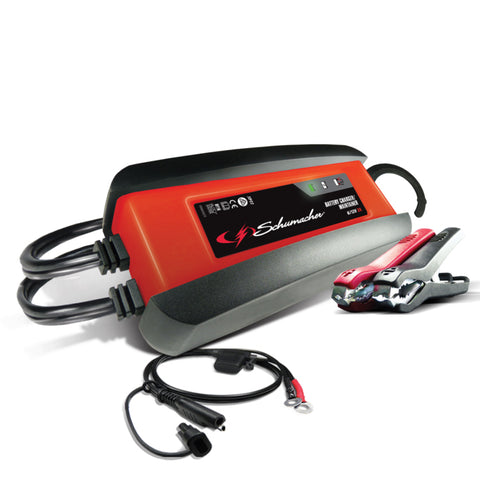 Schumacher Battery Charger 6 12 V 2 A And Maintainer For Agm Sla Gel Cell Spi