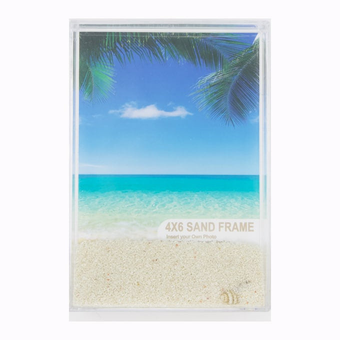 6 x 4 Sand Photo Block Frame - Shot2Go