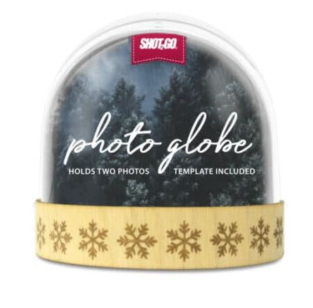 Wooden Photo Snow Globe - Shot2Go