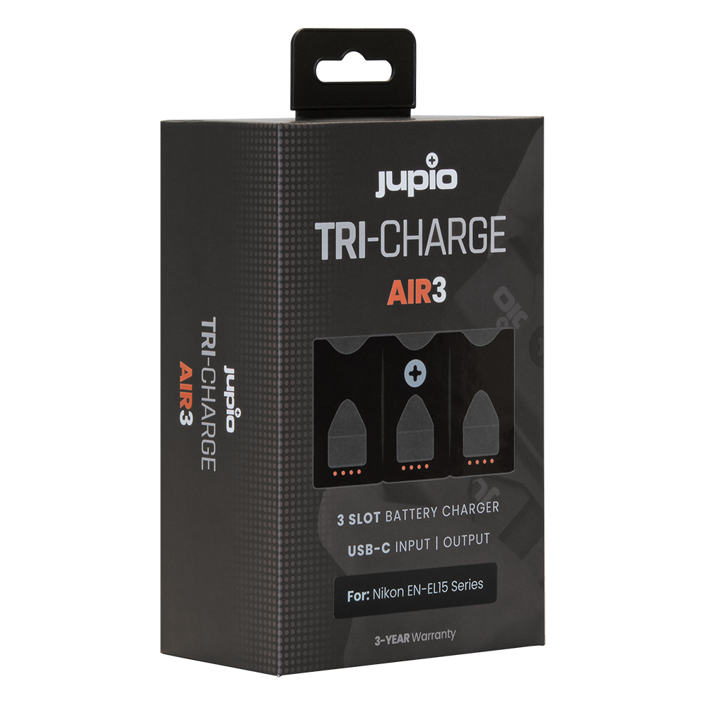 Jupio Tri Charge Air3 Charger & Powerbank For Nikon En El15